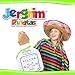 Jergrim White Tequila Bottle Piñata with Stick - 17.5