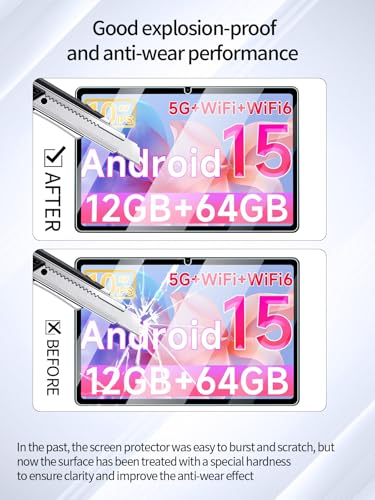 Protector de Pantalla Vidrio Templado para Tablet Vyrolinia ZB32 miniatura 3