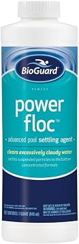 BioGuard PowerFloc Advanced Pool Settling Agent, 1 Quart, Single Pack
