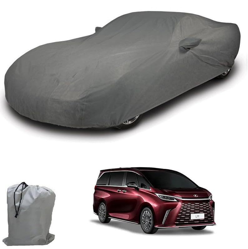 Image of ARCUATE Triple Layer Custom fit Car Body Cover for Lexus LM 350h|Top Layer Dustrproof | Middle Layer Waterproof | Bottom Layer Scratch Protection | Outdoor Indoor Fabric
