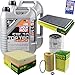 Produktbild QR-PARTS 69371342 Filter Set Inspektionspaket 10 Liter Liqui Moly Motoröl Top Tec 4200 5W-30 MANN-FILTER Innenraumfilter Kraftstofffilter Luftfilter Ölfilter