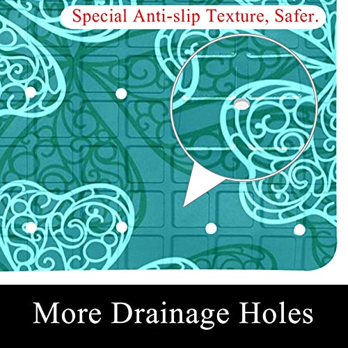 Tapis de salle de bain baignoire 40x70 antidérapant à ventouses - 3
