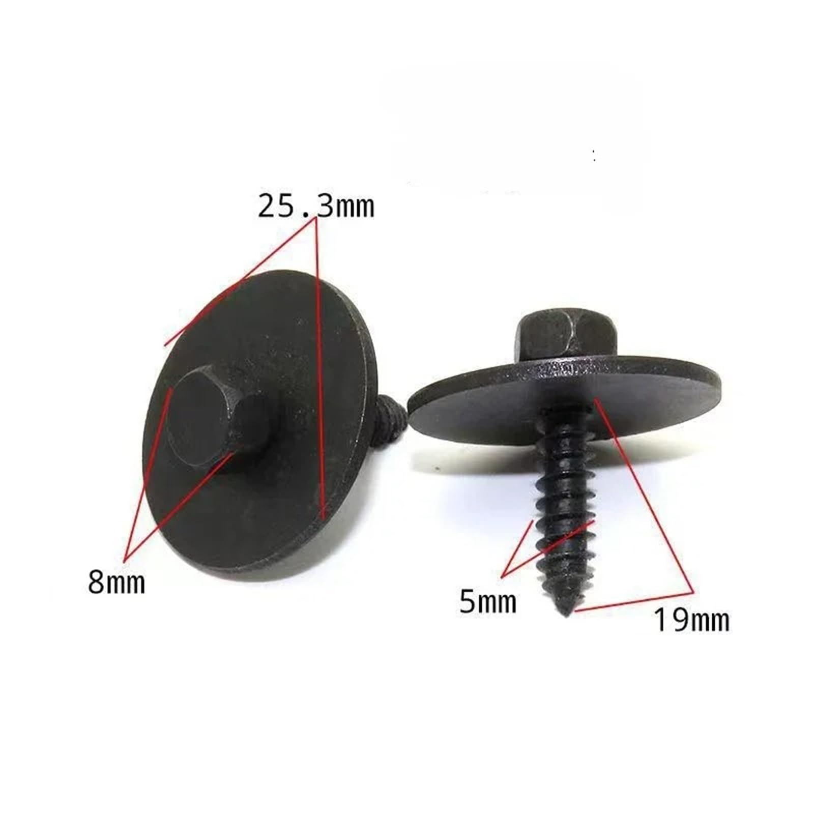 Tornillos Sujeción Para Benz Clase A B C E M CLA CLS CLK 20 Unidades/juego