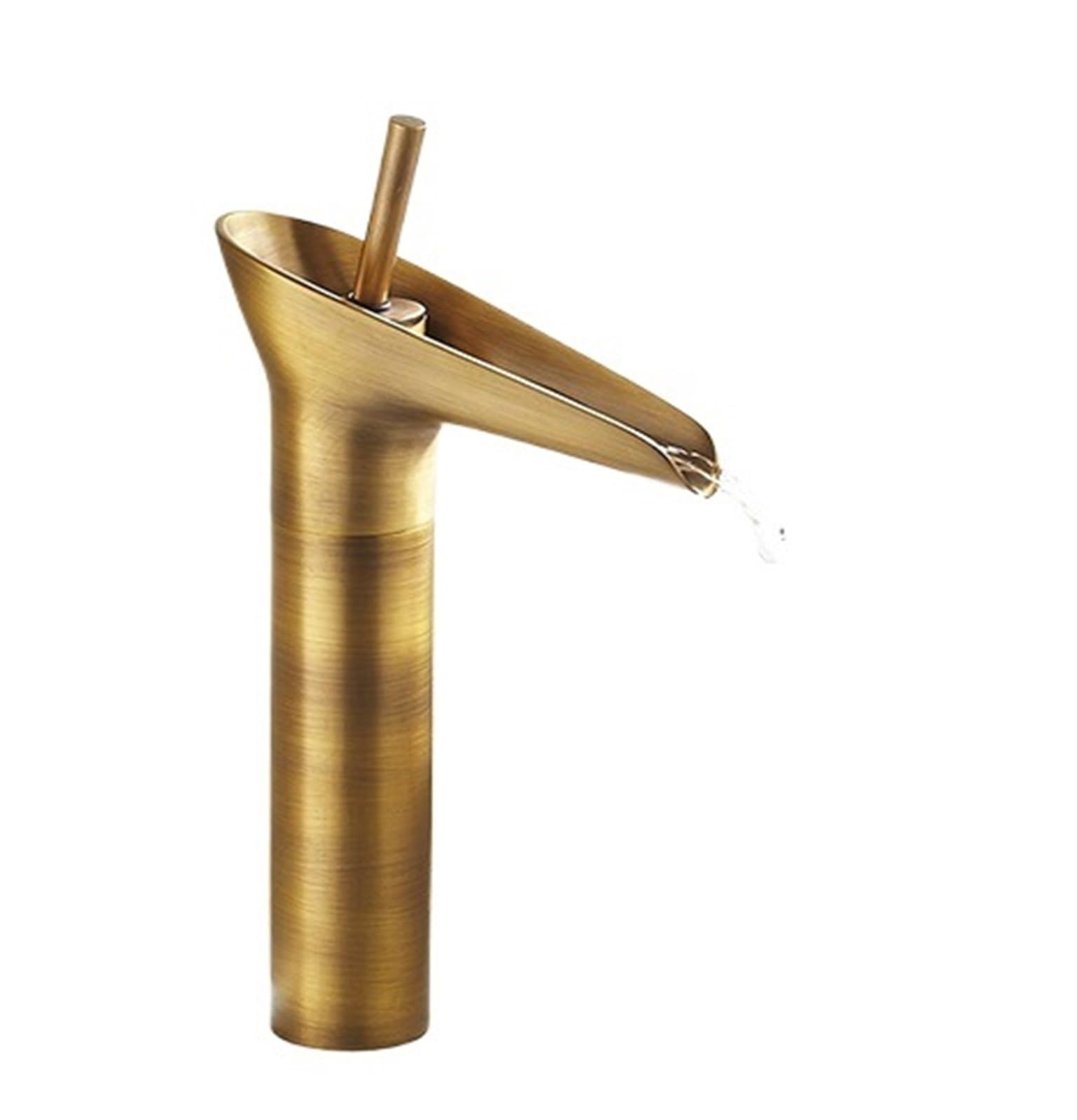 Robinet de lavabo monotrou antique résolvant les éclaboussures de salle de bain