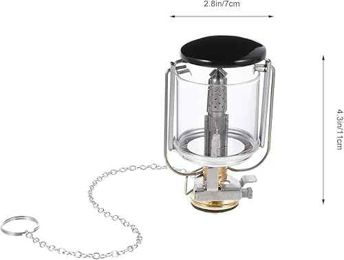 Miniatura 2 de Lámpara de gas pequeña para camping, linterna de propano para exteriores, lámpara de gas con bolsa de almacenamiento para senderismo y actividades