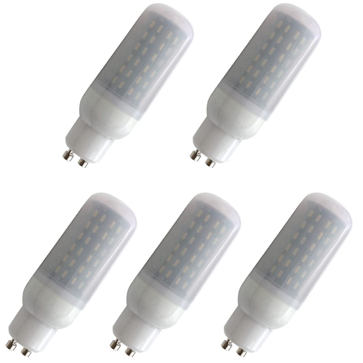 Aoxdi GU10 LED Bulbs 9W, Cool White, 96 SMD 4014 Energy Saving 9W Light Bulb LED Spotlight, AC220-240V, 5-Pack (Cool White)