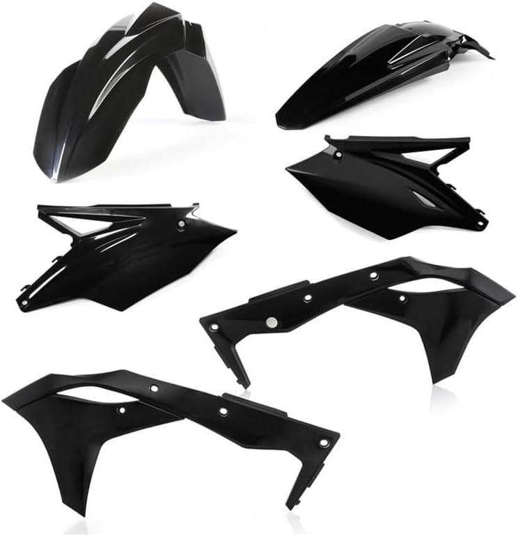 Acerbis Plastic Kit (Black) for 19-20 Kawasaki KX250