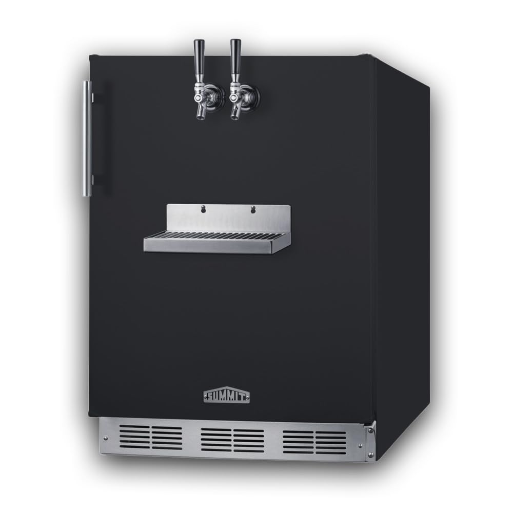 Summit Appliance SBC58BFRTPADA 5.3 cu ft Kegerator Black