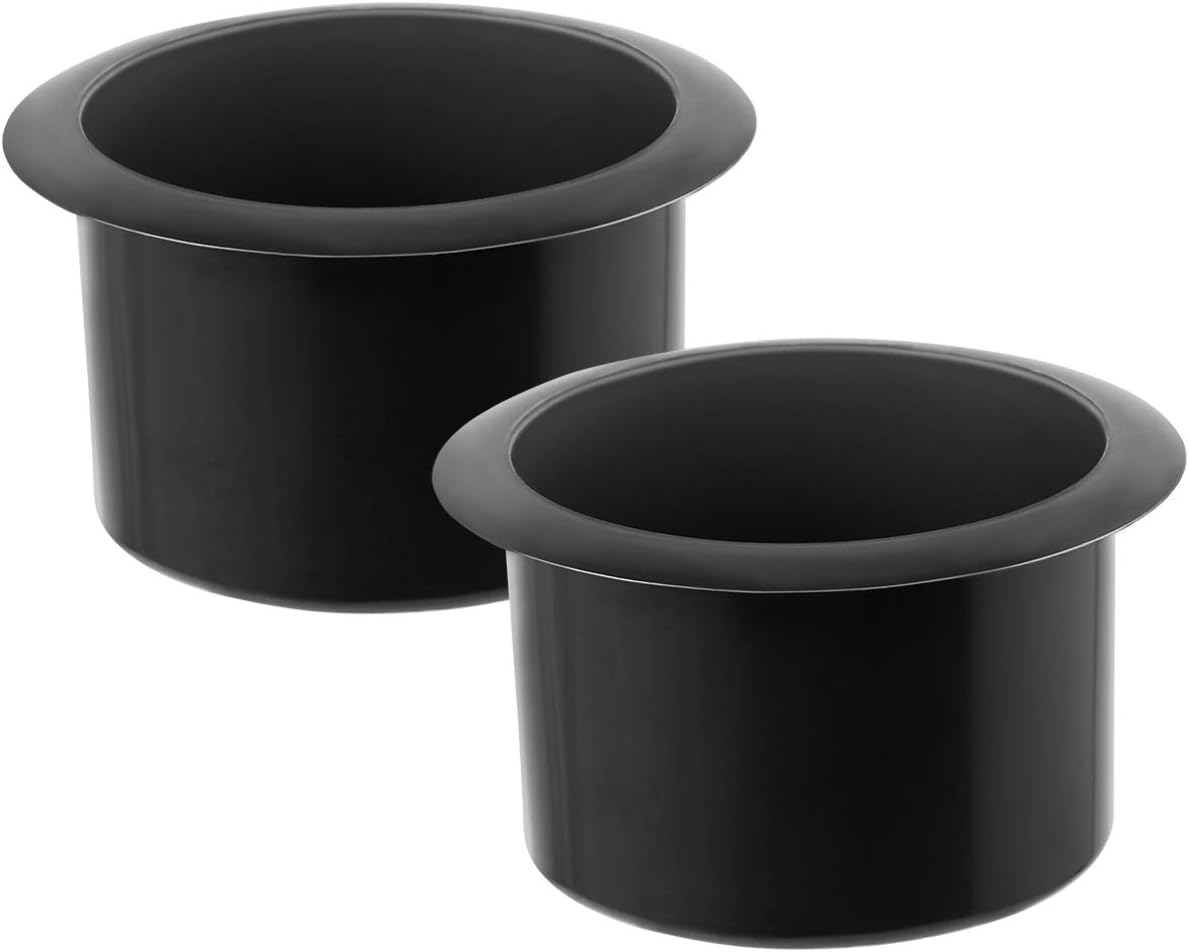 HEMOTON 2Pcs Plastic Black Cup Holder, Recliner Handles