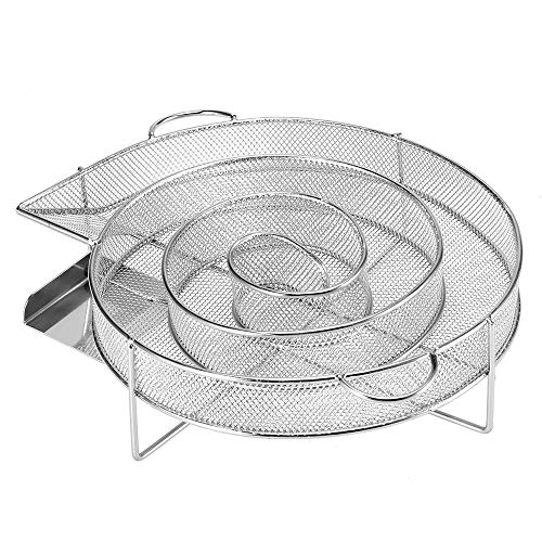 Fabricante de fumaça, Romacci Gerador de fumaça fria em aço inoxidável Caixa para fumar a frio Malha