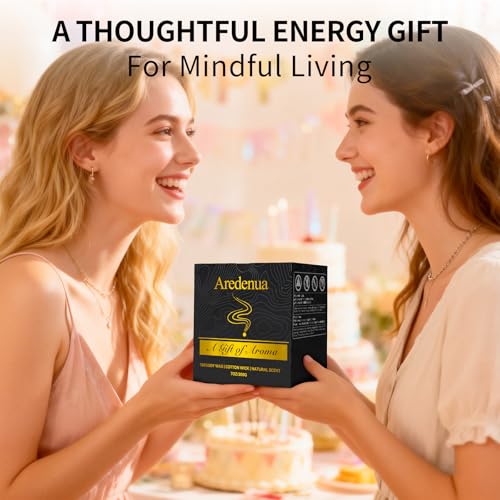 Image of Cedar Candle | Scented Candle Gifts for Women Men, Aromatherapy Candles with Crystals - 7oz Soy Candles for Home Scented - Birthday Gifts for Mom, Sister, Friends, Meditation, Yoga, Relaxation