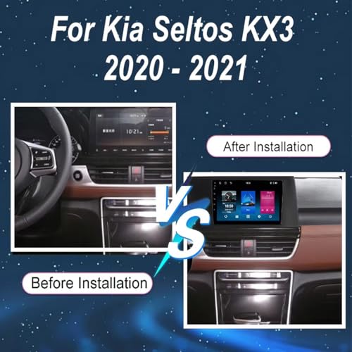 GPS Voiture pour Kia Seltos 2021 Navigateur Android Bluetooth 4G