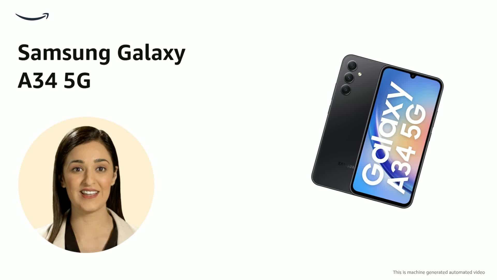 Samsung Galaxy A34 5G 本体 ブラック グローバル版 Refurbished) Samsung Galaxy A34 5G (Awesome Graphite, 8GB, 256GB