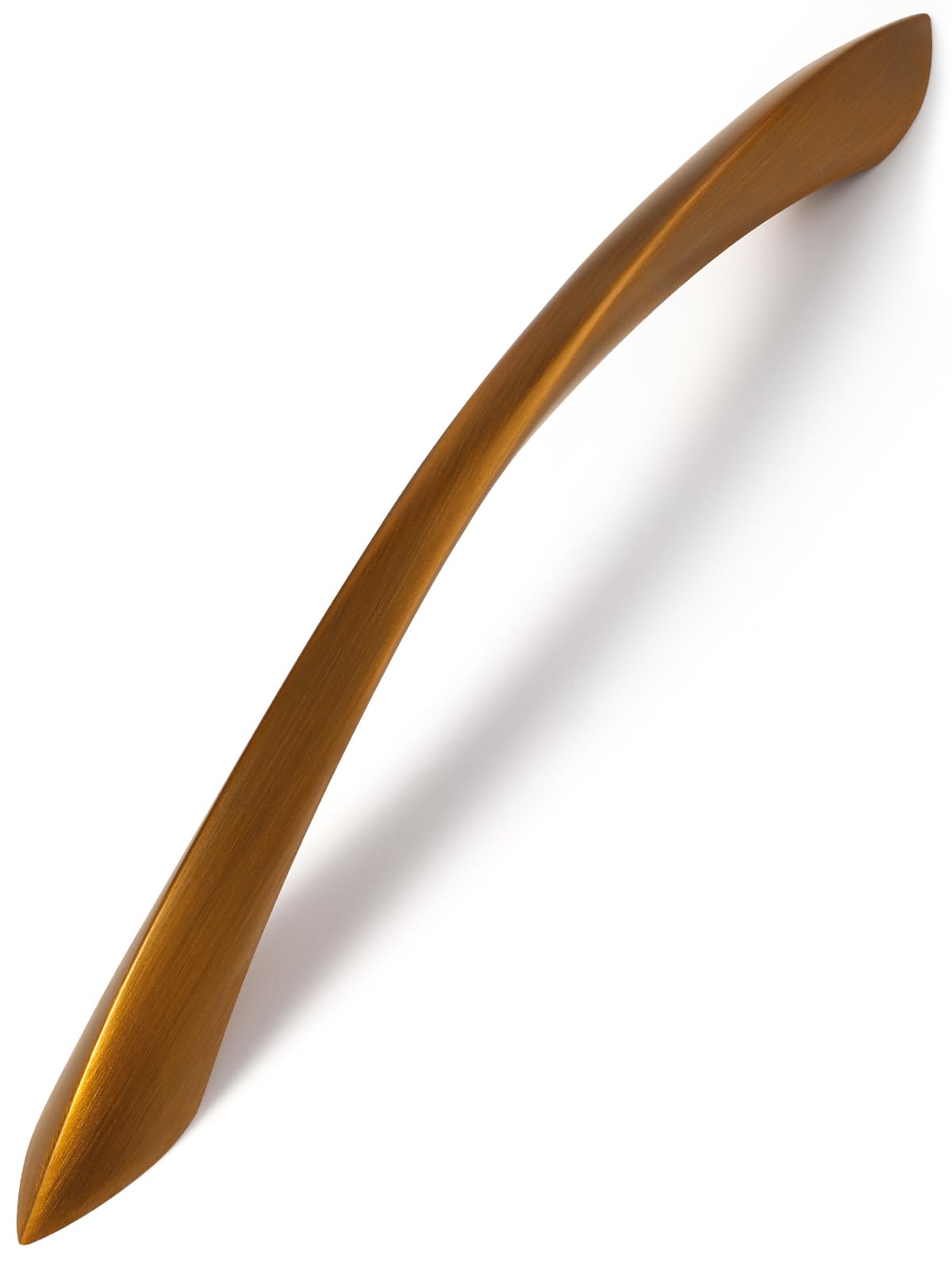 JIASENBAO 2 Pack Antique Brass Cabinet Pulls 6.3 Inch Arch Twisted Handles Drawer Kitchen Cupboard Bathroom Dresser Cabinet Hardware Zinc Alloy