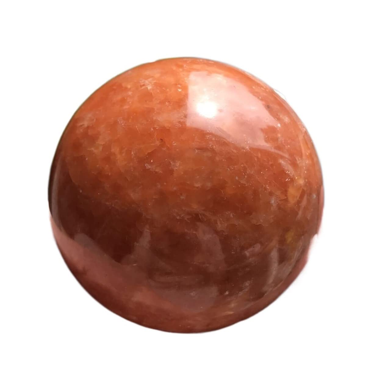 Cristal de meditación Natural Bola de Cristal de Cuarzo de Piedra Solar Natural, for la decoración del hogar Piedra de Cristal (Size : 200-250g)