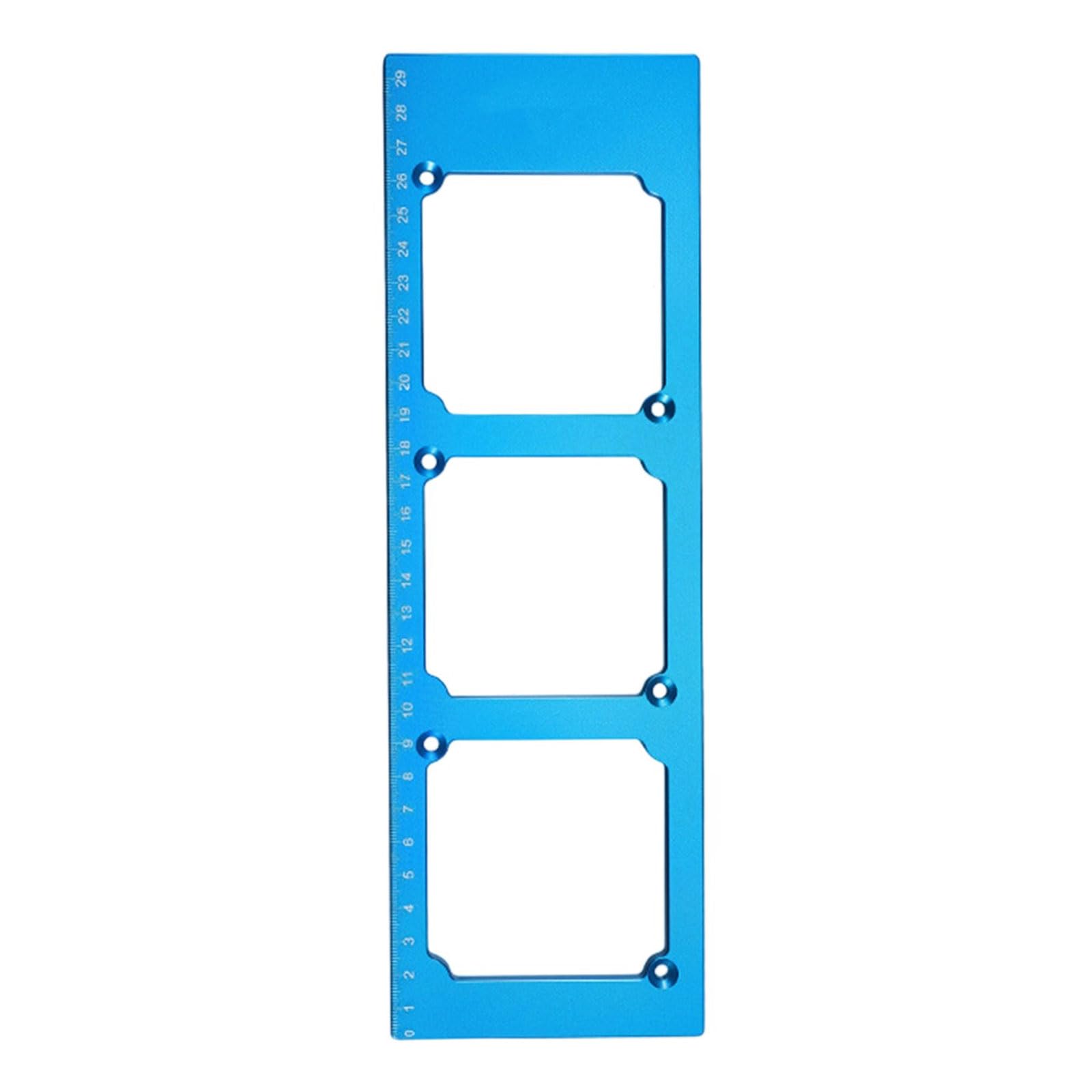 RGYBAO Strong Aluminum 86 Box Template Electrical Template Ensures Drilling Efficiency for Switching Socket Cutout Aluminum Outlet Installation Fixture