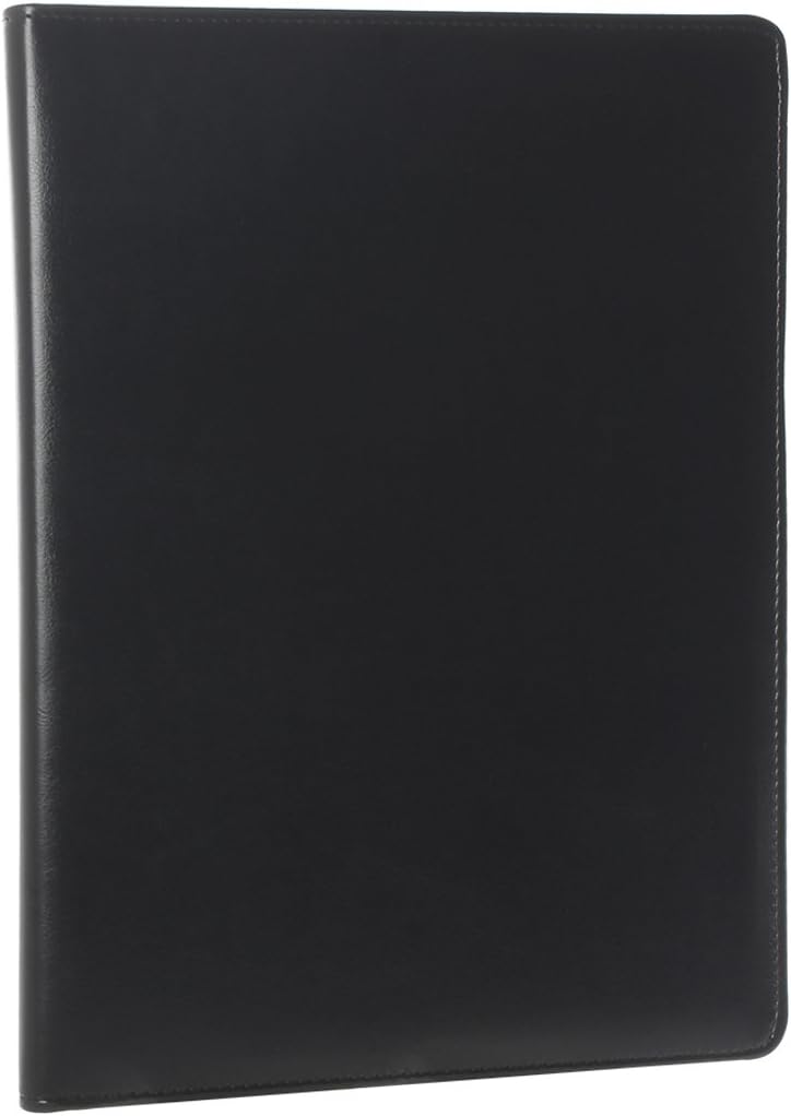 Clipboard Folder Resume Storage Clipboard A4 Folder Portfolio Padfolio for Standard Letter Size A4 Writing Pad Legal Pads, Interview/ Legal Document Organizer & Business Card Holder for Office Conference (Black)