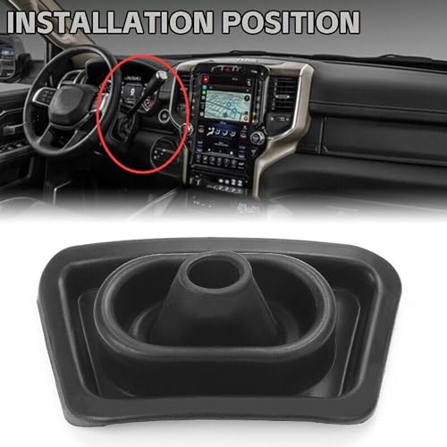 PartsFlow Gear Shift Lever Boot Compatible with Dodge Ram 1500 2500 3500 Heavy Duty 2011-2022# 68400287AA 68400287