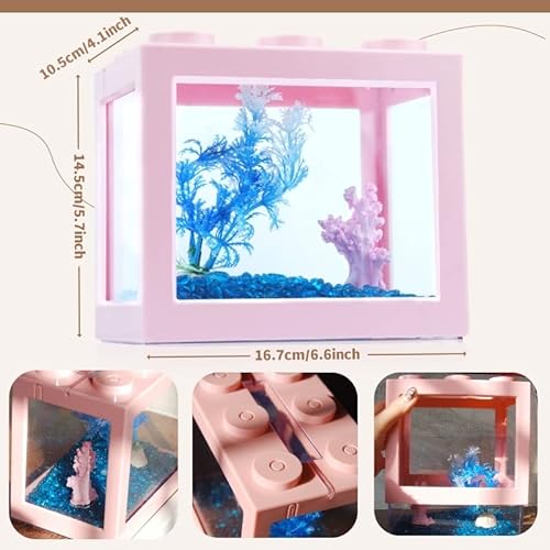 Tsxurepaw L-FISHTANK Small Betta Fish Tank thumb #4