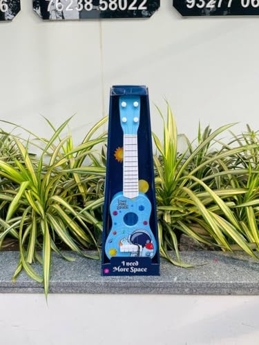 Image of Kids Guitar - 17 inch 4-String Acoustic Musical Toy for Beginners | Educational Learning Instrument for Boys & Girls Age 6+ | Mini Acoustic Guitar Toy