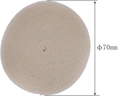 Miniatura 5 de Lámpara de aceite plana de algodón de 34 pulgadas o lámpara de huracán, mechas de lámpara de aceite para lámparas de aceite, farol de huracán,