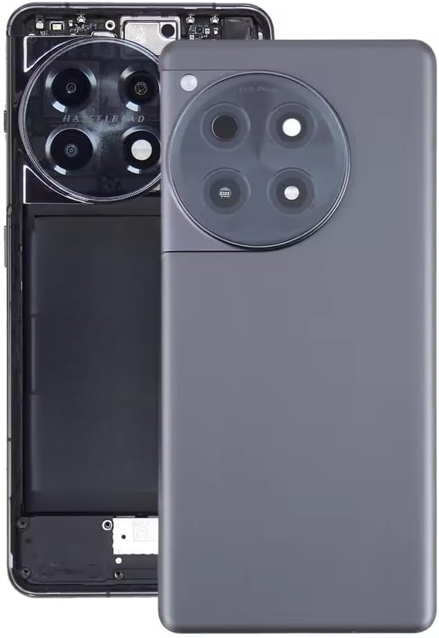 for OnePlus 12R CPH2609 CPH2585 Back Cover Spare Parts Rear Case Back Battery Cover Door Housing with Camera Lens