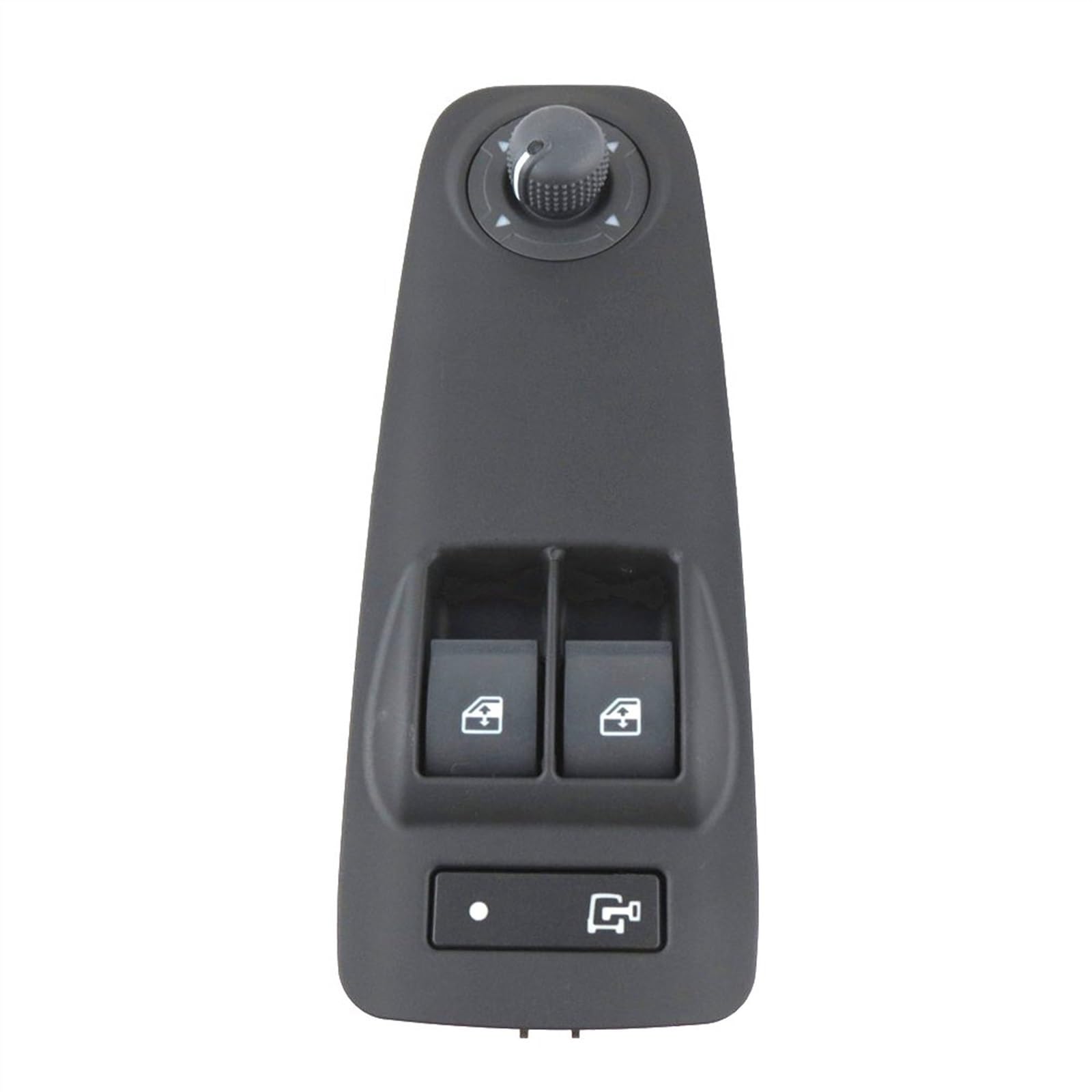 Interruttore di controllo del sollevatore elettric Interruttore alzacristalli elettrico per auto per Fiat per Doblo per Ducato per Bus triplo regolatore(Black back)