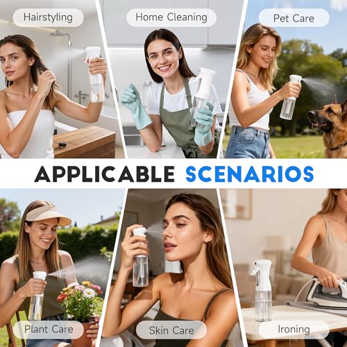 50% Off 3-Pack Continuous Fine Mist Spray Bottles - Multipurpose - Image 7