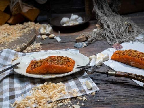 Klaassen Stremellachs Knoblauch, Lachs über Buchenrauch geräuchert, Knoblauch, 250g