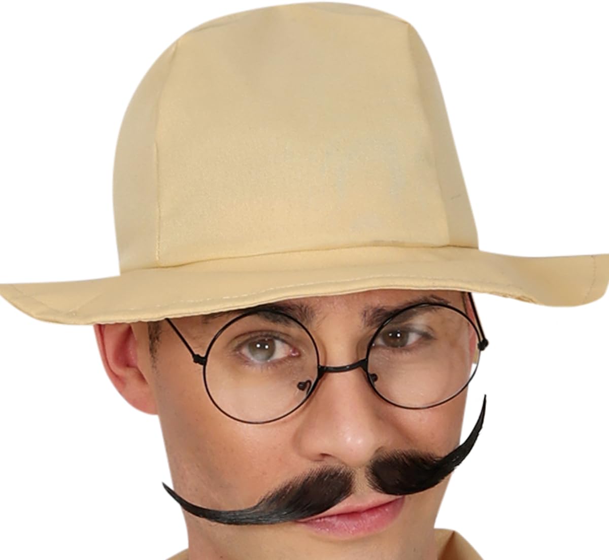 FIESTAS GUIRCA | Costume d'Explorateur Safari Adulte - Chapeau, Chemise, Ceinture et Pantalon - Costumes d'Aventurier et Explorateur pour Carnaval et Fêtes Déguisées - Homme - Beige et Marron