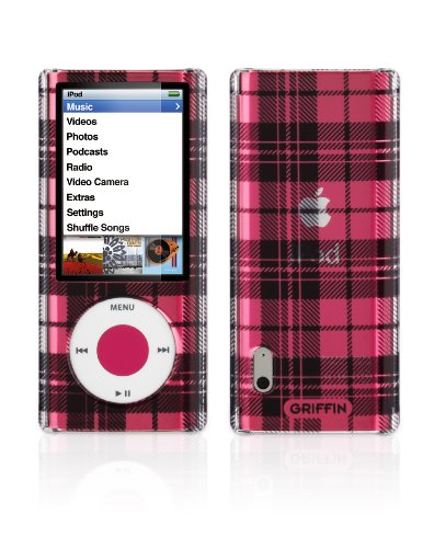 Griffin iClear Sketch Polycarbonate Case for iPod nano 5G (Plaid Black)