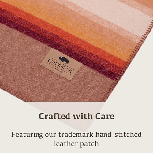 Image of 100% Wool Blanket Camping, 60 inchx84 inch Large Warm Blankets for Winter, Bronco