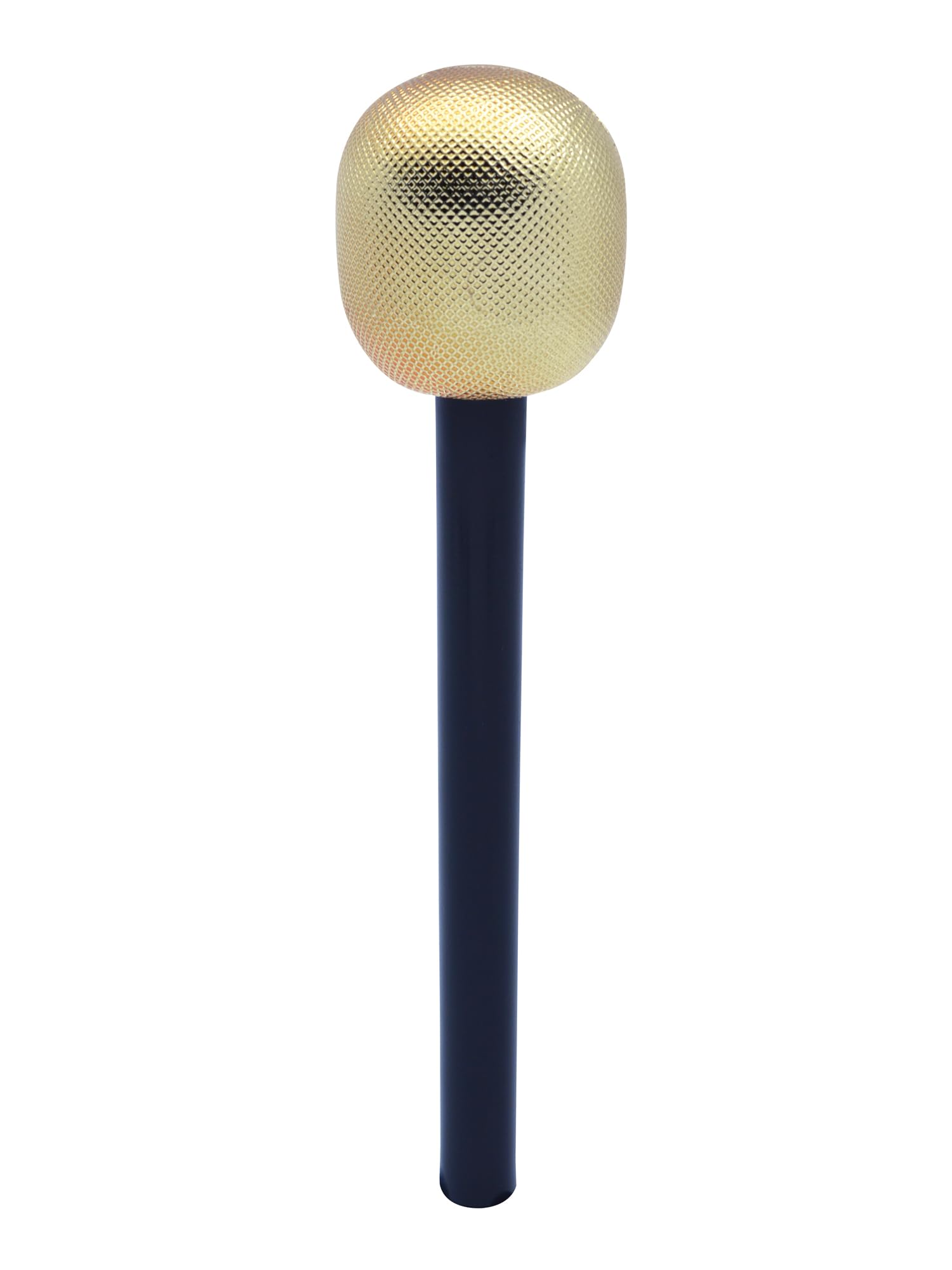 Bristol Novelty Gold Microphone Prop, Stunning Design, Perfect Accessory for Parties, Events, Stage Performances, Photo Booth Fun, & More, World Book Day