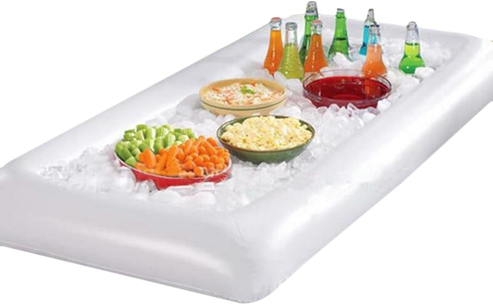 VOLOER Floating Spa Bar Inflatable Tray Drink Snacks Food Cup Holder Pool Water Hot Tub Party