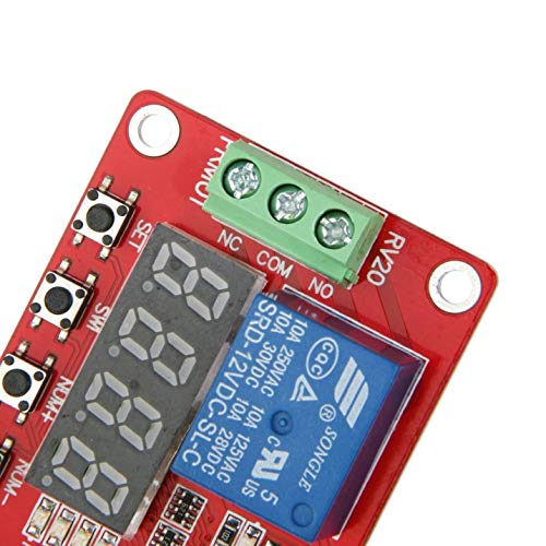 Image of PZIN14016700 Multifunction Self-Lock Relay Cycle Timer Module Plc Automation Delay 12V