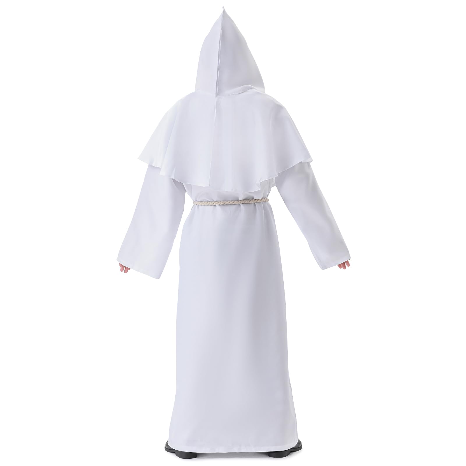 Myir JUN Costume da Monaco Sacerdote Accappatoio Frate Medieval Rinascimentale Saio Ideale per Halloween Carnevale