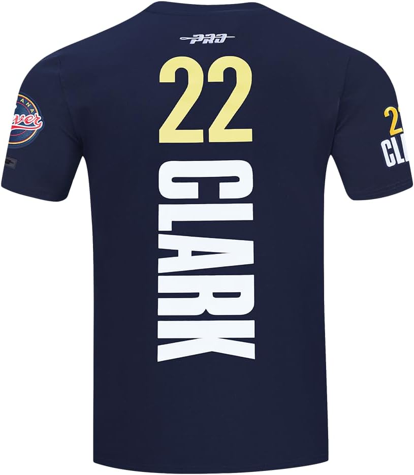 Mens WNBA Indiana Fever Classic Player Name and Number Cotton Single Jersey S/S TEE