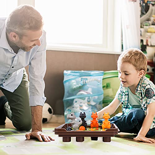 FORMIZON Logik Spiele, Brettspiel mit 60 Herausforderungen, Montessori Spielzeug, Kinder Dinosaurier Spiele, Logikspiele… – Bild 7
