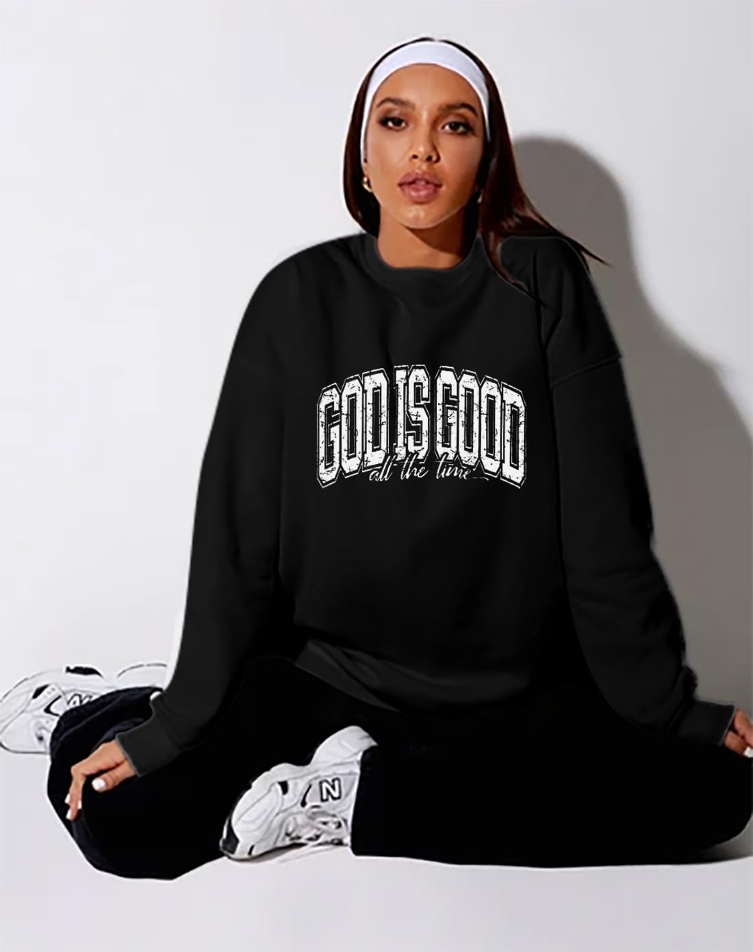 Dios es bueno Sudadera Camisas cristianas para mujer Panama Ubuy