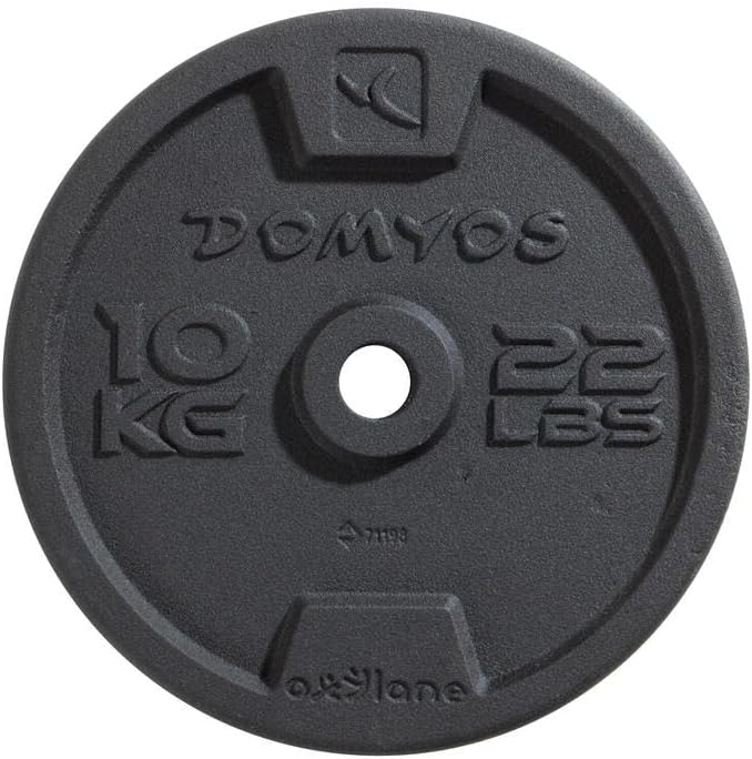 10kg Decathlon Domyos Cast Iron Weight Plate