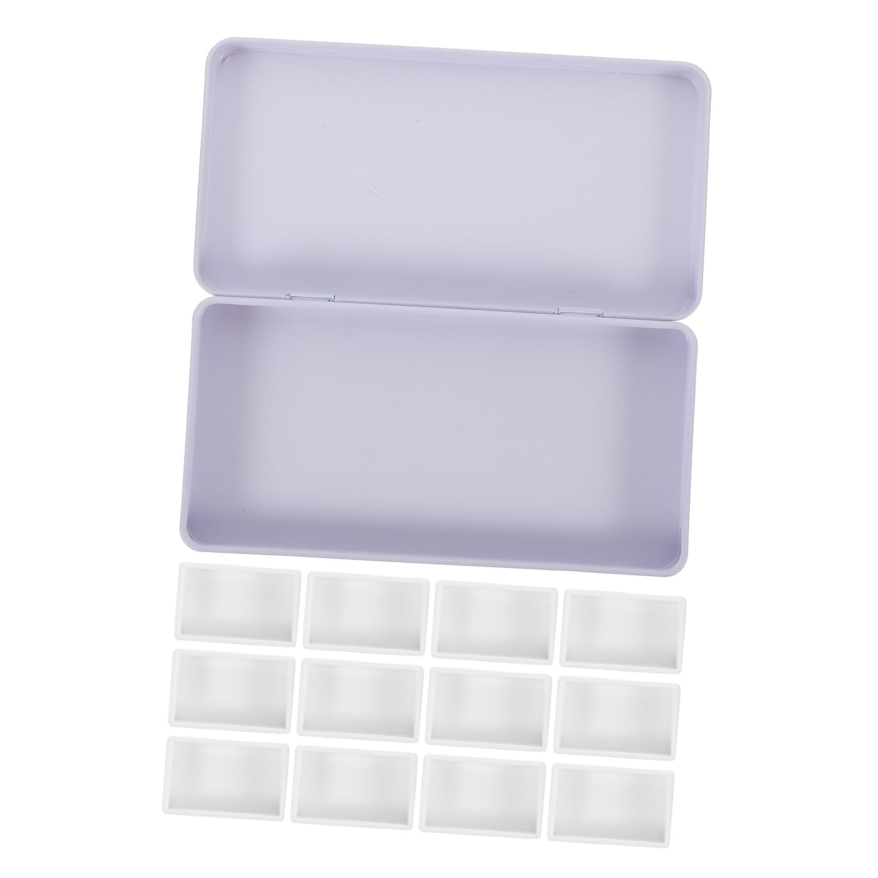 MAGICLULU 5sätze Wasserfarben Aufbewahrungsbox Leerer Aquarellkasten Mit Leeren Fächern Für Künstler Und Hobbyisten Geeignet Für Aquarell Und Gouachefarben