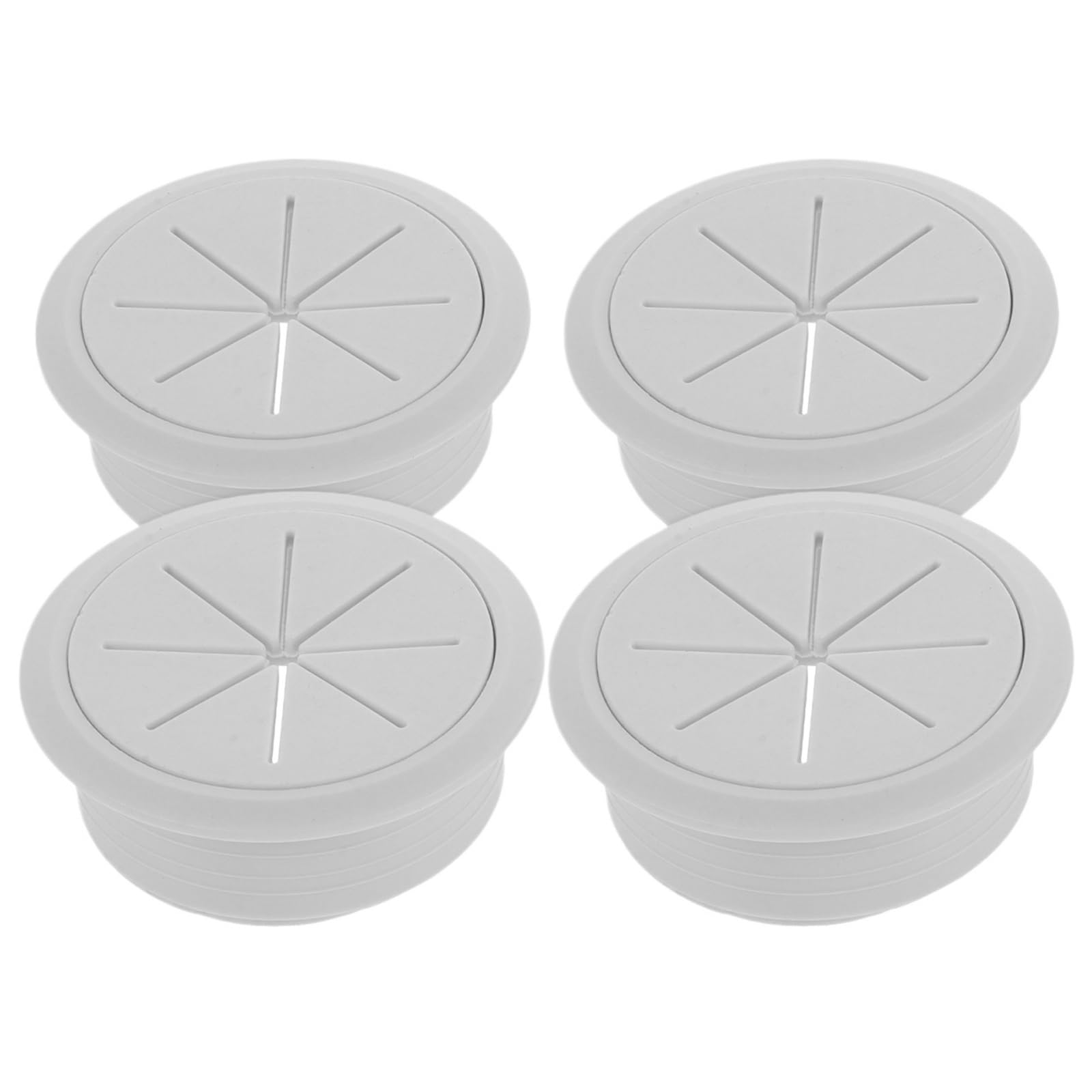 Desk Cable Grommet 30Pcs Hole Cable Grommet Cover Desk Wire Organizer Round Plug Table Management Plastic