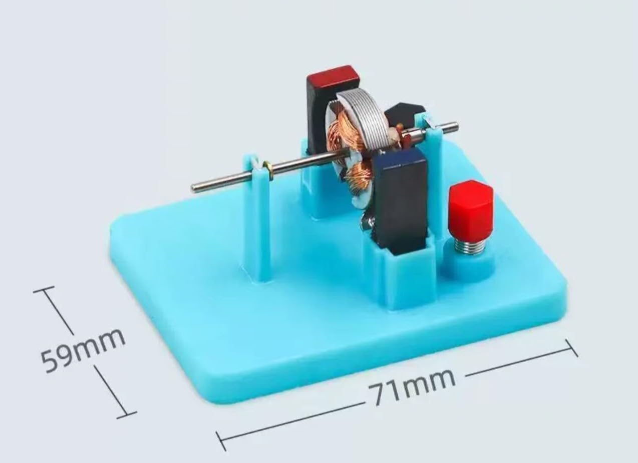 1Pc Blue DIY DC Electrical Motor Assemble KIT - Image 3