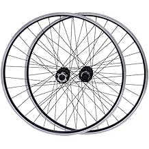 27.5" Mountain Bike Wheelset, Aluminum Alloy Rim Disc Brake MTB Wheelset, Quick Release Front Rear Wheels Black Bike Wheels, Double Six Hole Discs Brake Fits 7-12 Speed Casset