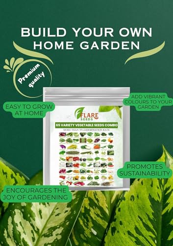 Image of No.1 Organic, Winter, Summer, Home Garden, Seeds Bank, Vegetable 65 Seeds Combo