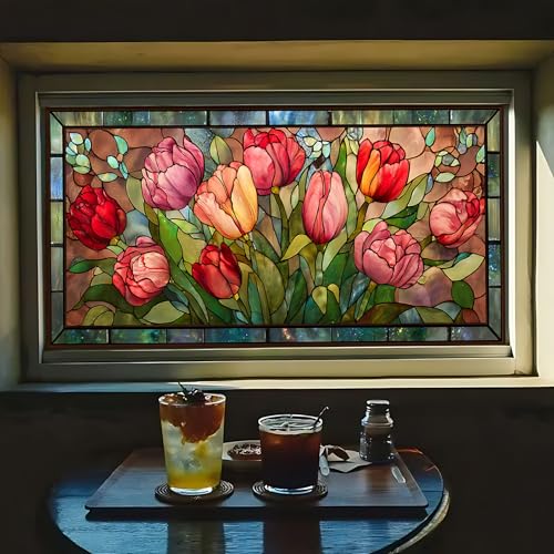 Vinilo decorativo de privacidad para ventana 39.4x17.5 pulg miniatura 7
