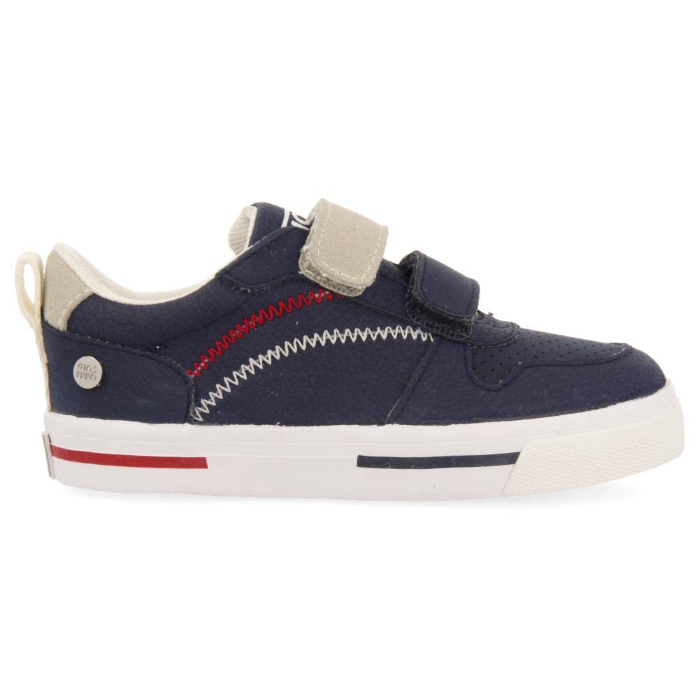 GIOSEPPO Sneakers Blancas con Pespuntes de Colores para niño maceio