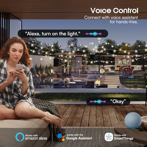 EIGHTREE IP64 Waterproof Outdoor Smart WiFi Socket with Power Monitoring - 16A
