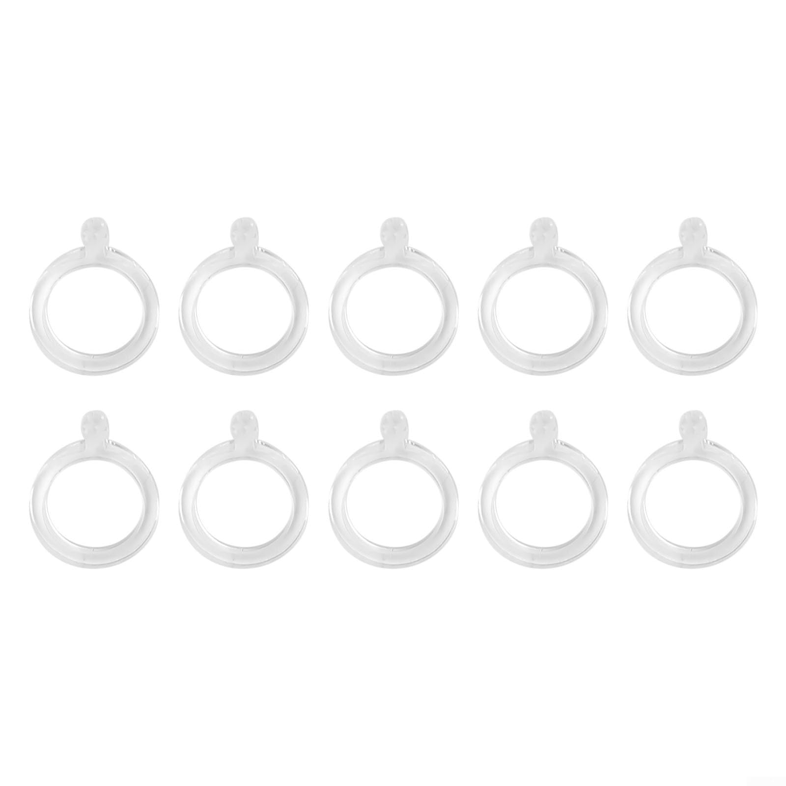 Elastic Transparent Bands for Carp Fishing 100Pcs Pellet Bait Holders for Effective Tackle (L)