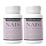 Thryve Organics Thryve NAD+ Supplement, NAD+ with Trans-Resveratrol & Quercetin for Cellular Energy & Healthy Aging, Pure Organic NAD+ Supplement for Women & Men (2PCS)